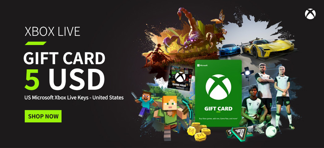 Xbox Live Gift Card 5 USD - US Microsoft Xbox Live Keys - United States