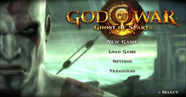 PSP God of War Ghost of Sparta