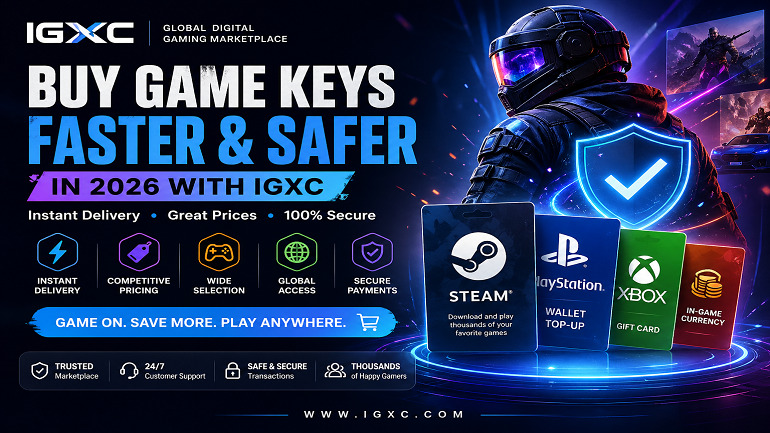How to Buy Game Keys Faster and Safer in 2026 with IGXC