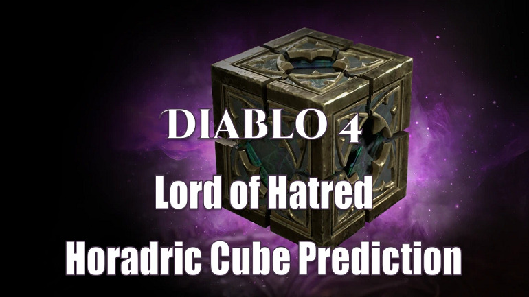 Diablo 4 Horadric Cube