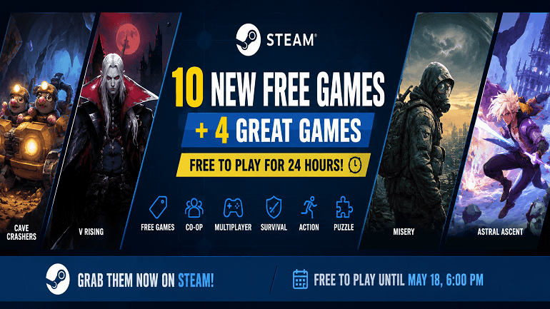 10 New Free Steam Games Are Available To Download Right Now