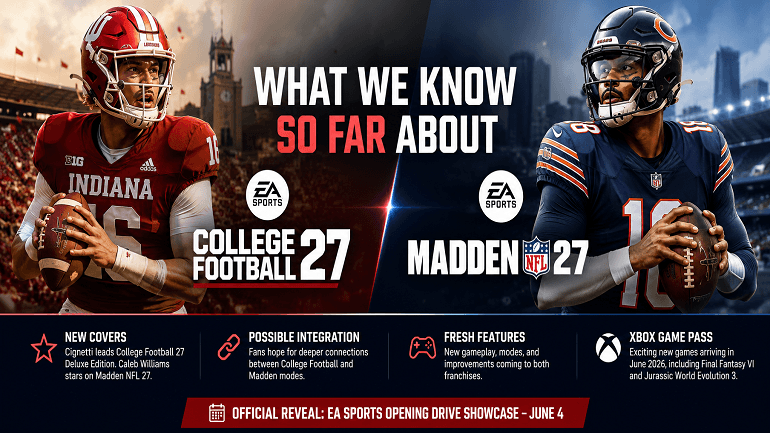 What We Know So Far About College Football 27 and Madden NFL 27