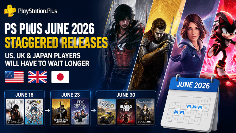 PlayStation Plus June 2026 Update Sparks Frustration With Staggered Game Releases
